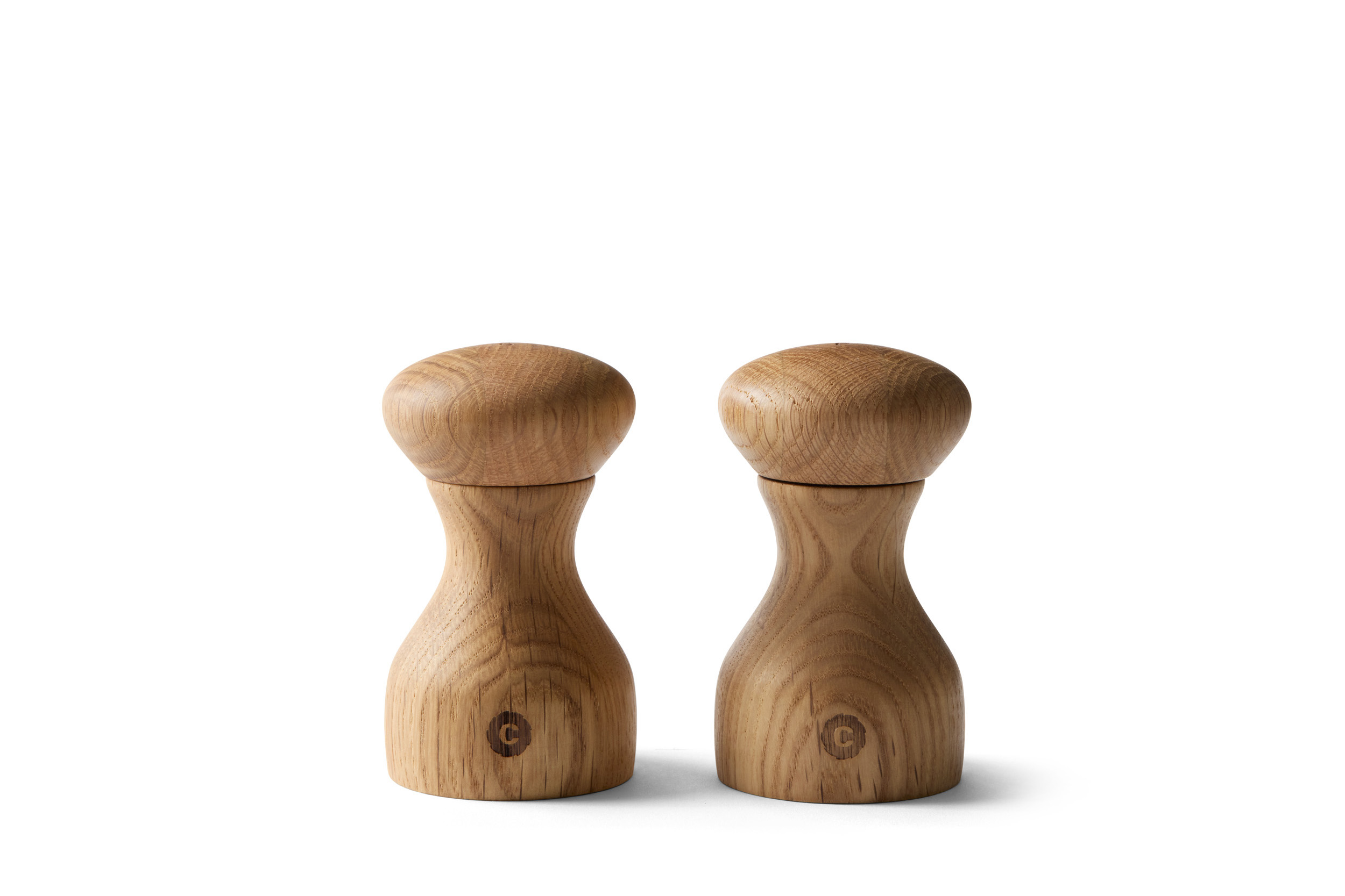 Lyon / Gewürzmühlen-2er-Set / 10cm / Eiche