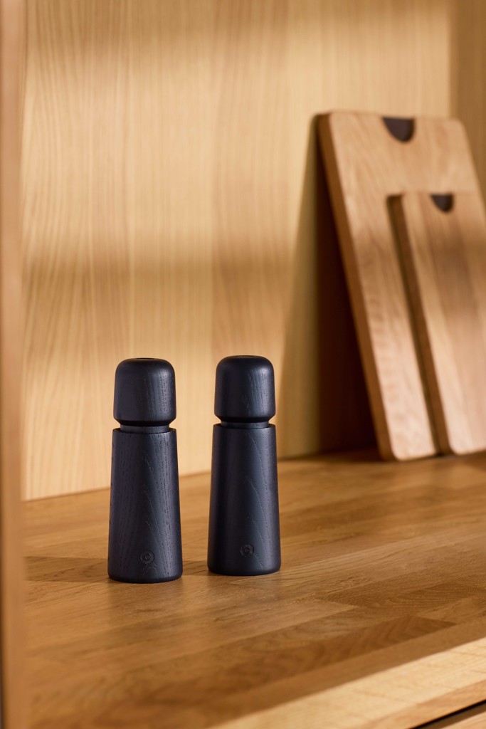 Stockholm / Gewürzmühle / Dark blue / 17cm / Esche