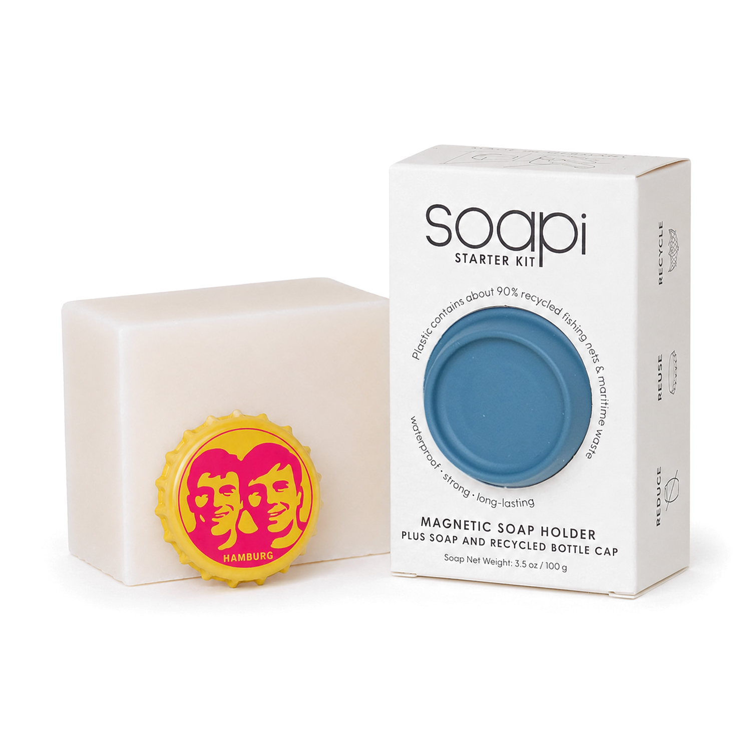 Soapi Starter-Kit / Soapi + Birkenseife / Petrol