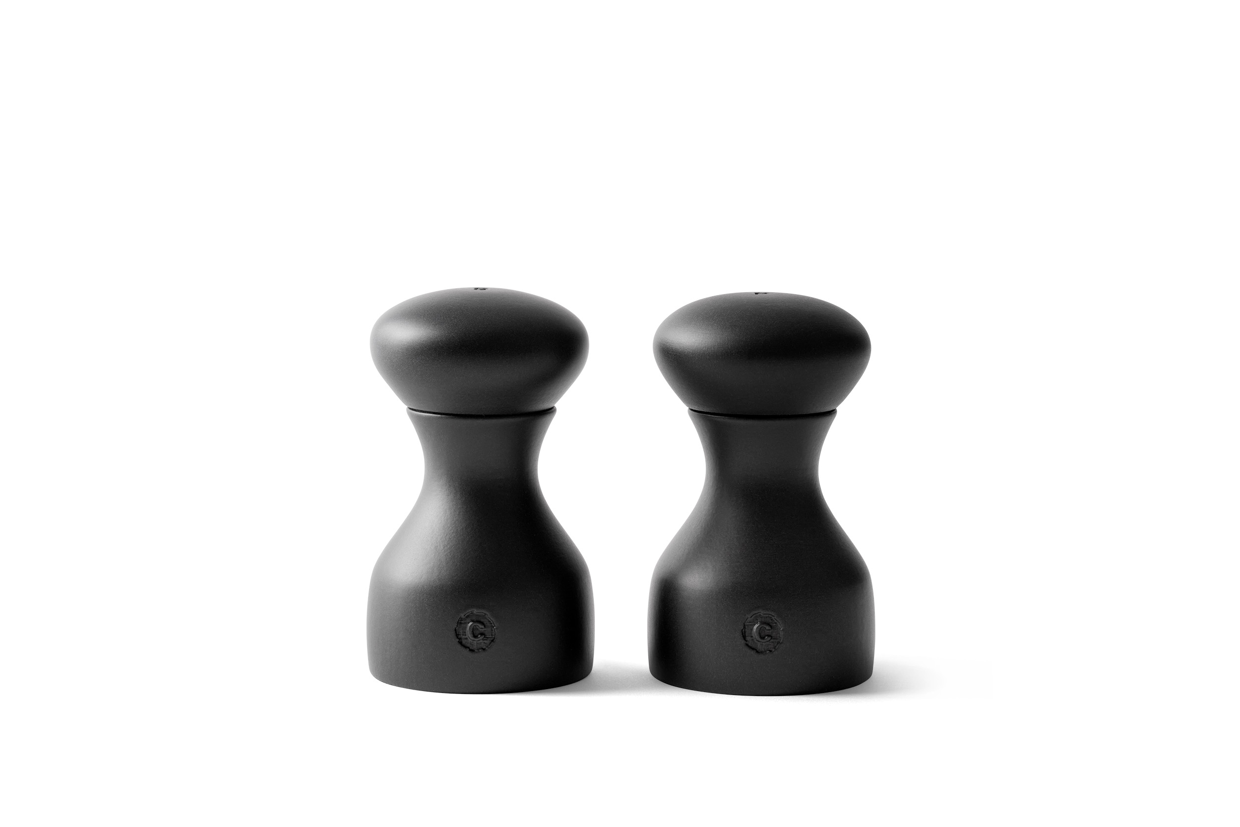 Lyon / Gewürzmühlen-2er-Set / 10cm / Schwarz