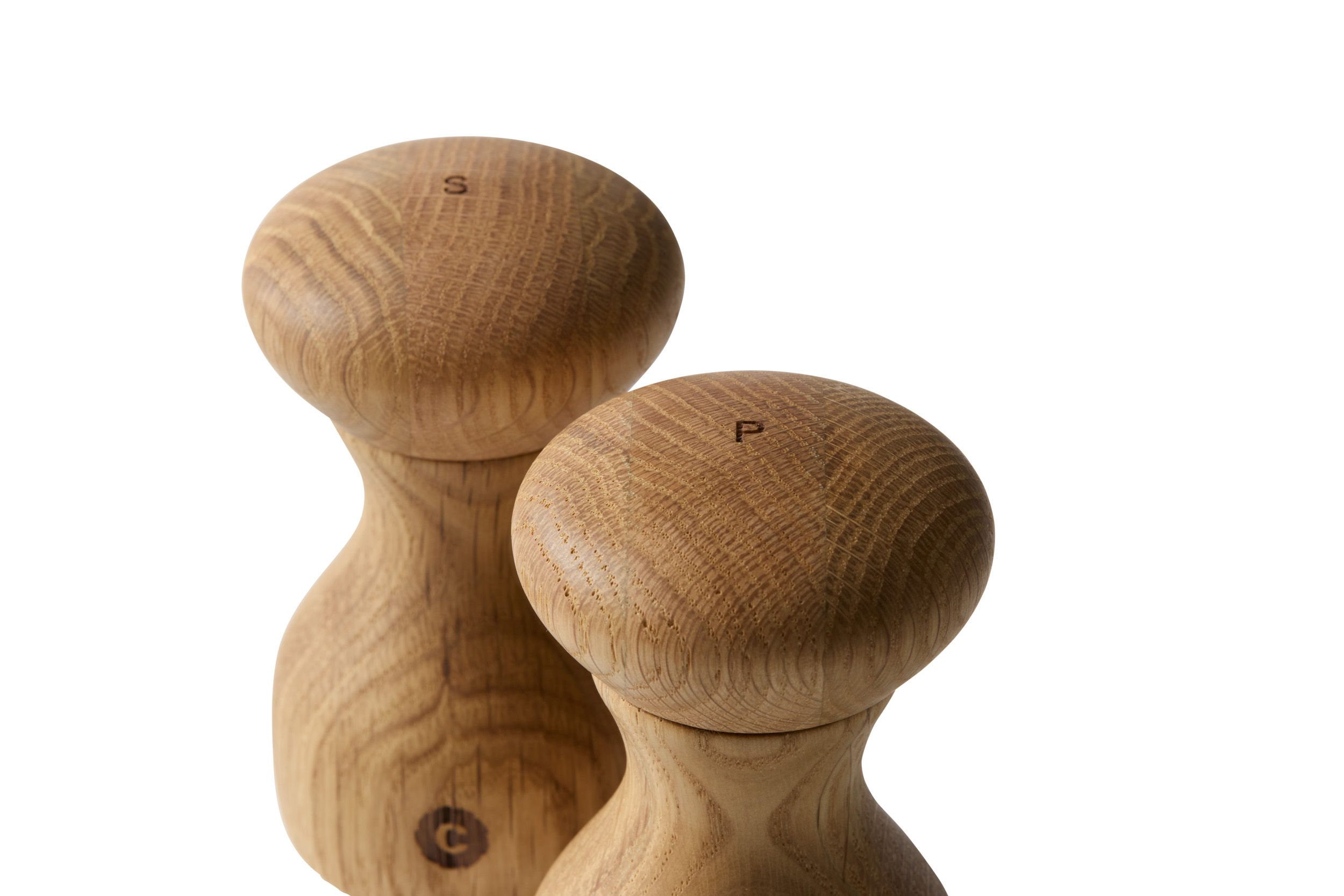 Lyon / Gewürzmühlen-2er-Set / 10cm / Eiche